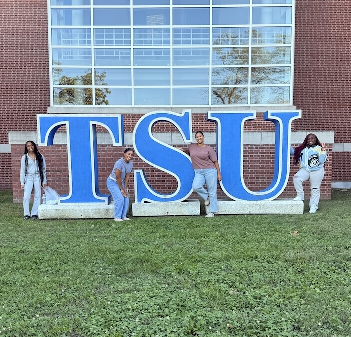 High school scholars visiting Tennessee State University.